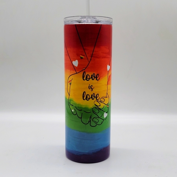 Handmade Other - Pride 20 oz Skinny Handmade Sublimated Tumbler